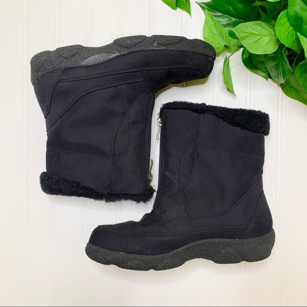 Wanderlust Black Zip-up Boots